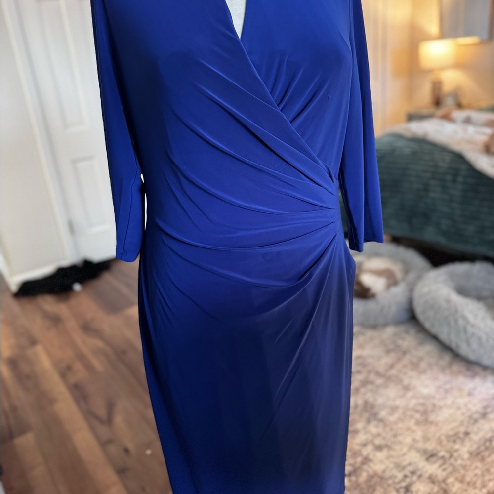 Ralph Lauren Royal Blue Long Sleeve Dress